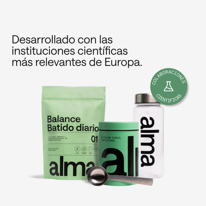 Alma Balance, batido diario con espirulina, vitaminas y adaptógenos