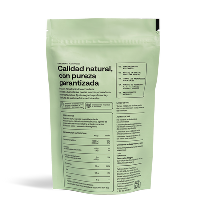 Espirulina en cápsulas
