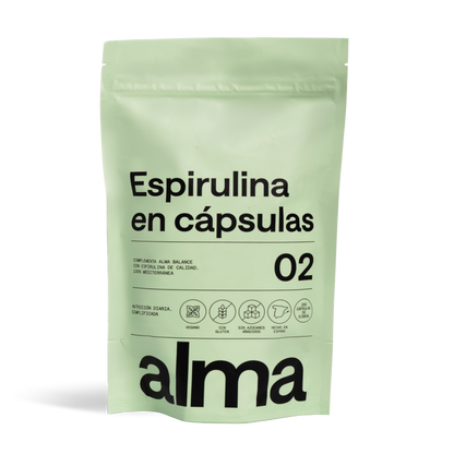 Espirulina en cápsulas